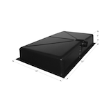 Réservoir de stockage Icon 12423, HT138-SD, 50 x 30 x 9 po, 44 gal Front_Angled_Left