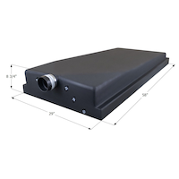 Icon 14321 Holding Tank, H3678, 58x29x8.75-in, 45-Gallon