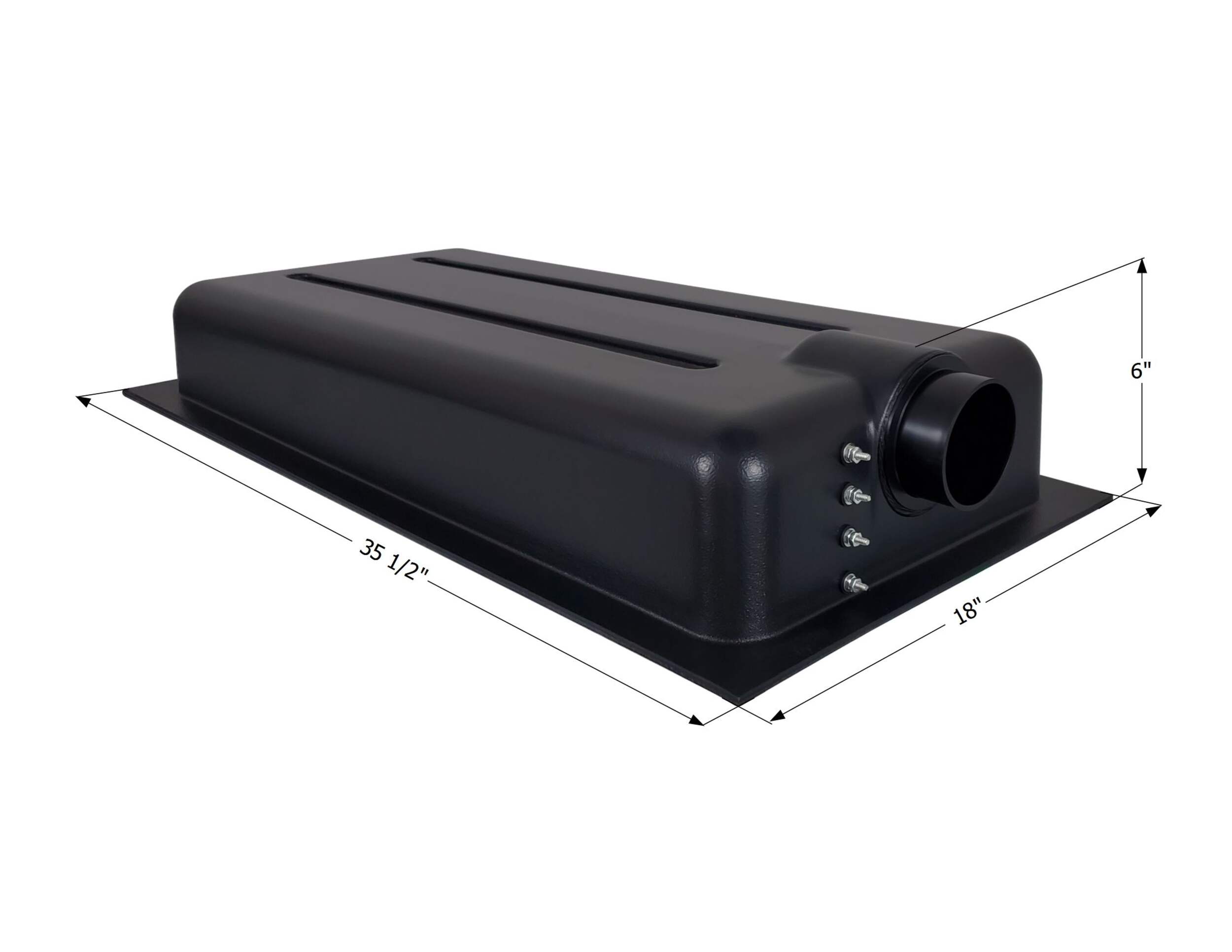 Icon 14783 Holding Tank, HT105-ED, 35.5x18x6-in, 9-Gallon Front_Angled_Right