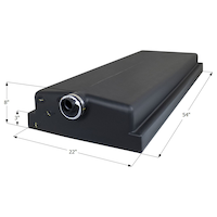 Icon 15124 Holding Tank, H3858, 54x22x8-in, 30-Gallon