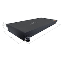 Icon 15126 Holding Tank, H3882, 59x28x8.25-in, 44-Gallon