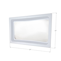Icon 01981 SL1422 Skylight Inner Dome Front_Angled_Left