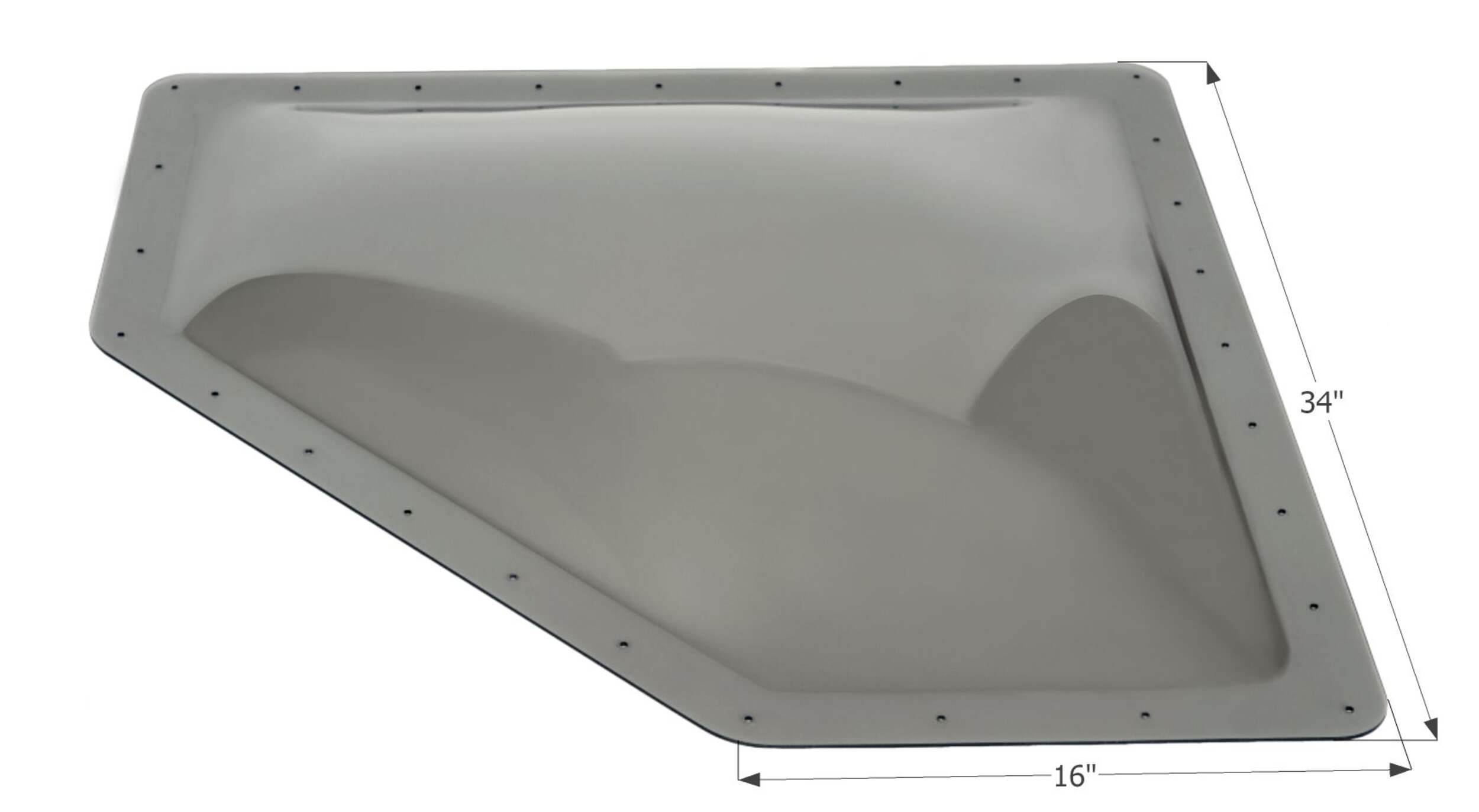 Icon 12111 Skylight, NSL3013S, Smoke Front_Elevated