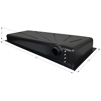 Icon 12583 Holding Tank, HT293-SD, 63x24x7-in, 28-Gal