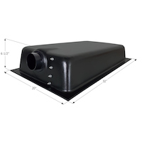 Icon 01606 Holding Tank, HT620-ED, 32x20x6 1/2-in, 10-Gal