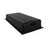 Réservoir de stockage Icon, HT198-ED, 48 x 24 x 9 po, 25 gal Front_Angled_Right