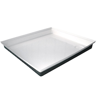 Plateau de douche Icon, SP100-PW, montage