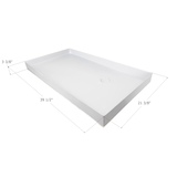 Icon 14069 Shower Pan, SP500-PW, Assembly
