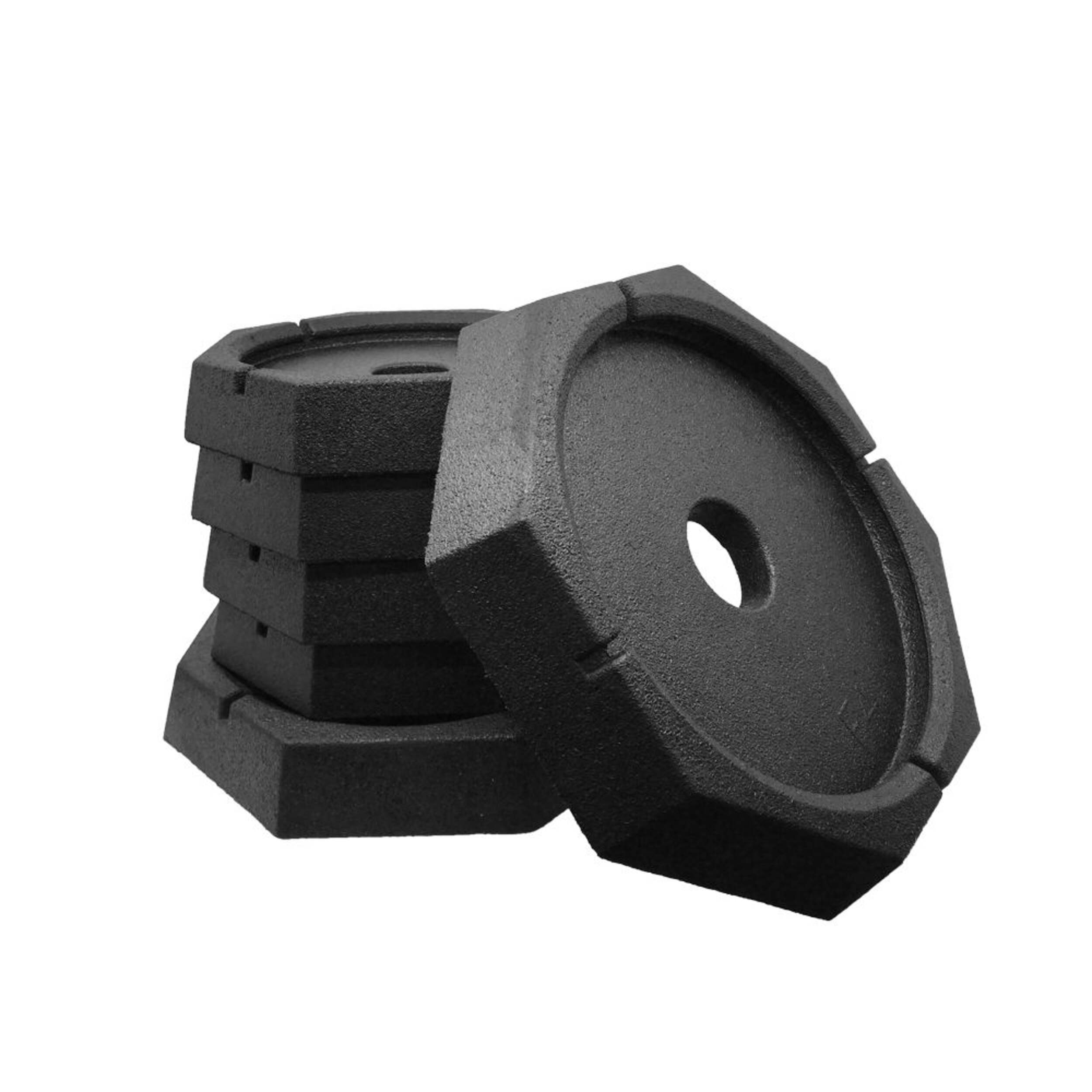 SnapPad XTRLXSP6 XTRA XL LUX Round Jack Pads, 2 x 12-in, 4 x 9-in, 6-pk Composite_or_Mixed