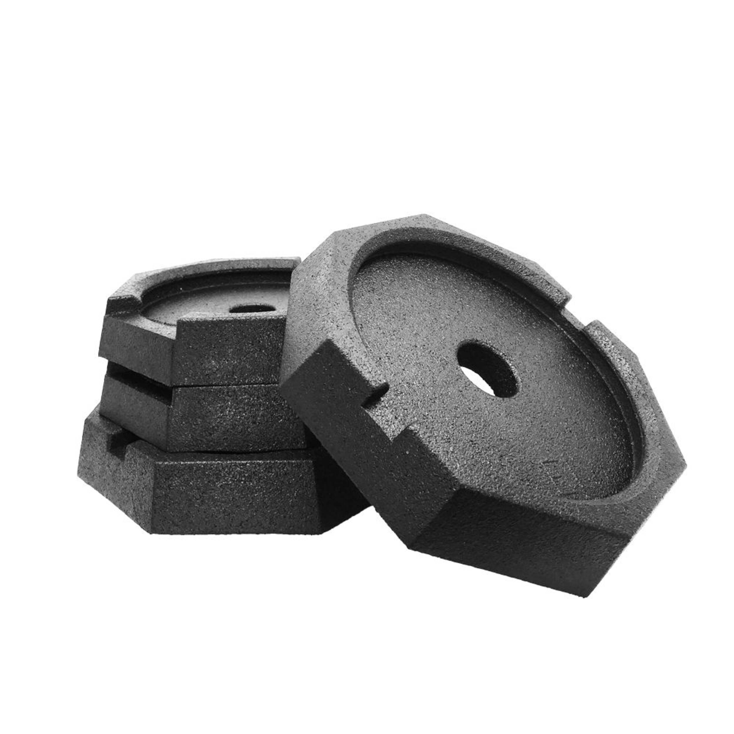 SnapPad HIPLSP4 HiWay Plus Round Jack Pads, 2 x 8-in and 2 x 10-in, 4-pk Composite_or_Mixed