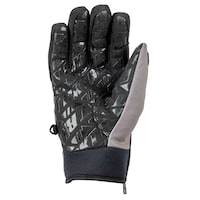 Gants de motoneige Joe Rocket Hardcore Canadian, gris/noir, choix de tailles Front_Flat