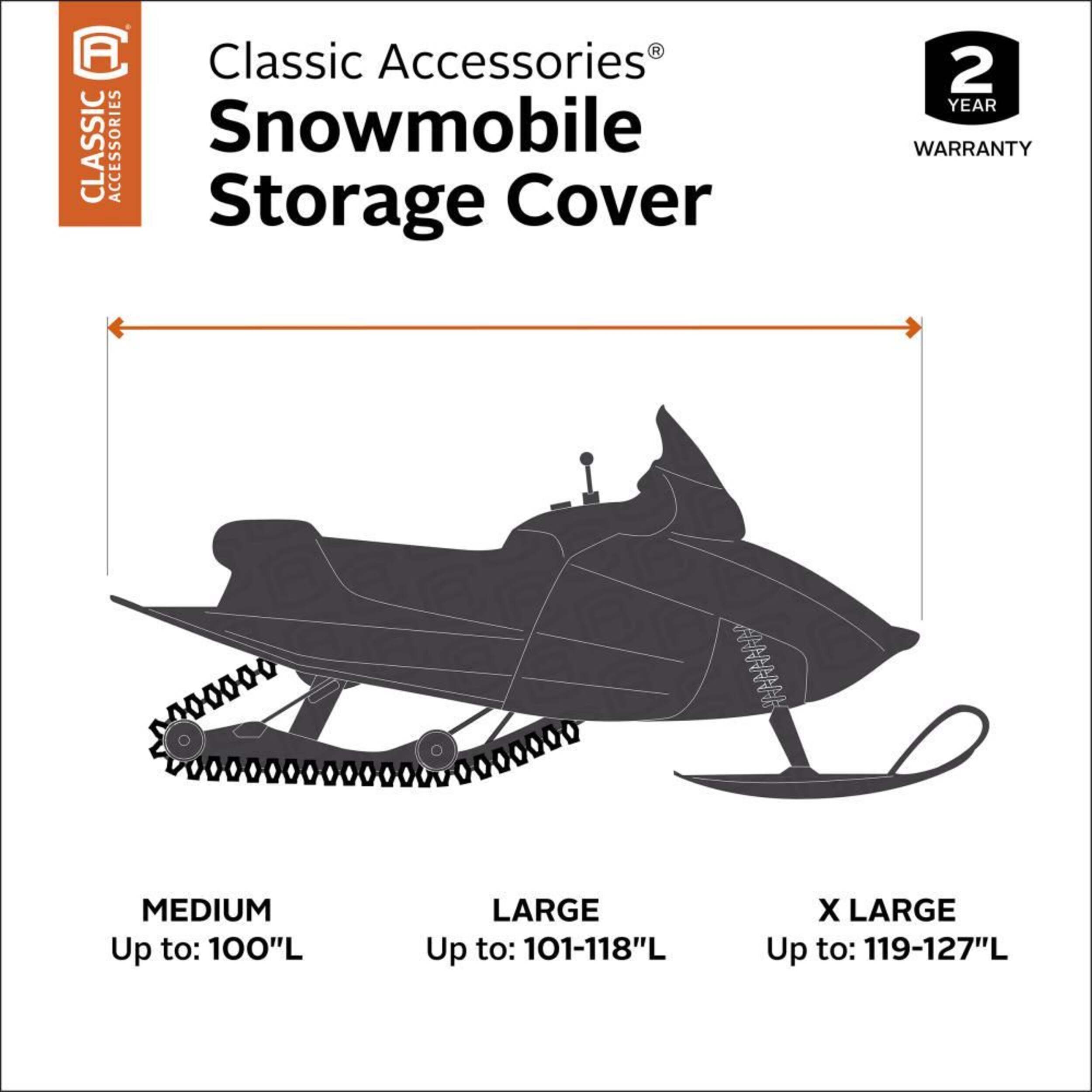 Classic Accessories SledGear Deluxe Snowmobile Cover, Assorted Sizes Canadian Tire