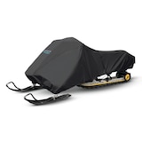 Classic Accessories SledGear Deluxe Snowmobile Cover, Assorted Sizes Front_Three_Fourths_Angled_Left