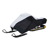 Classic Accessories SledGear Deluxe Trailerable Snowmobile Cover, Assorted Sizes Front_Angled_Left