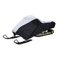 Classic Accessories SledGear Deluxe Trailerable Snowmobile Cover, Assorted Sizes Front_Angled_Left