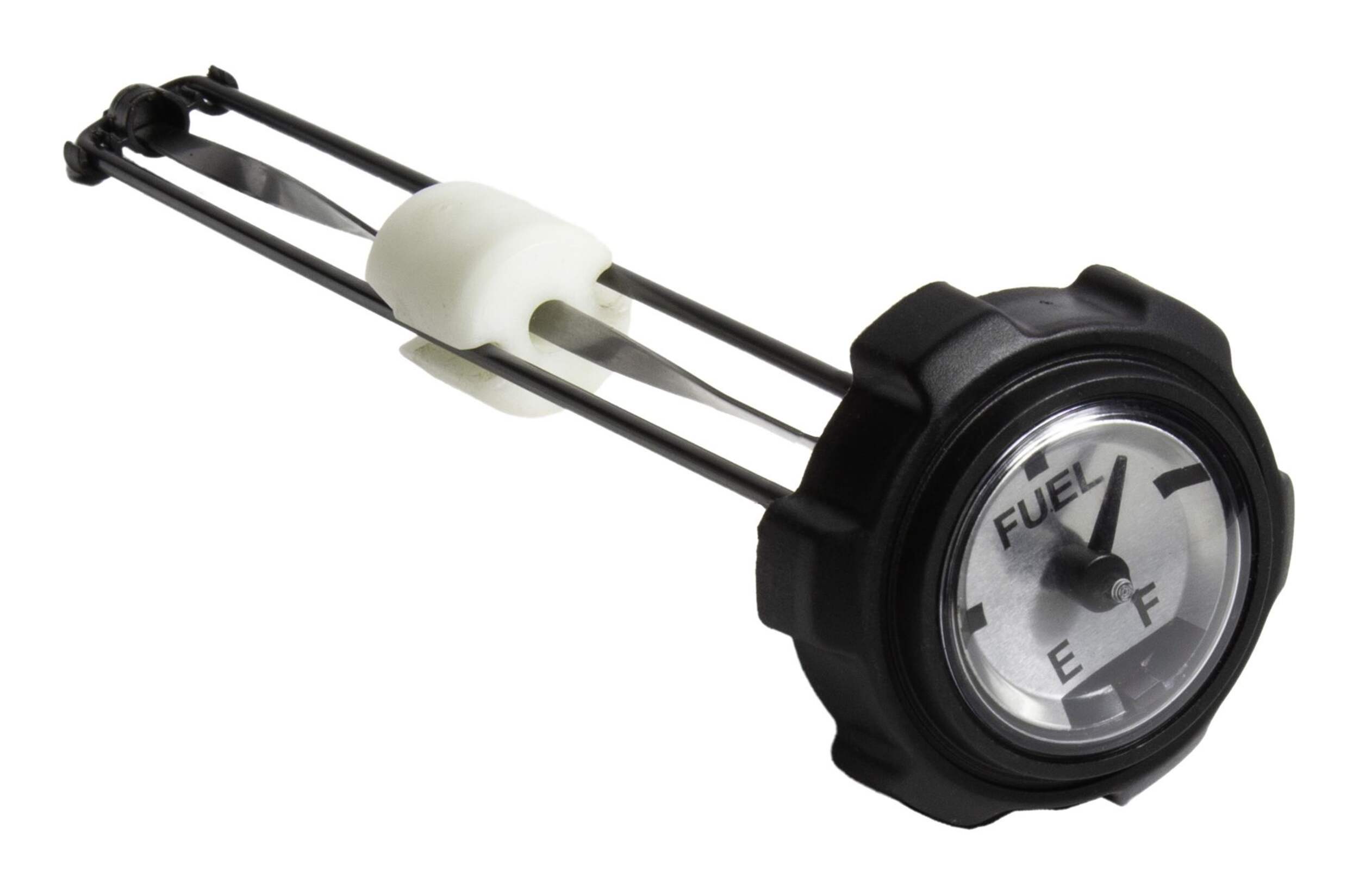 Raider 22622 Snowmobile Screw on Gas Fuel Cap with Gauge, Black, 12.5-in Front_Angled_Right