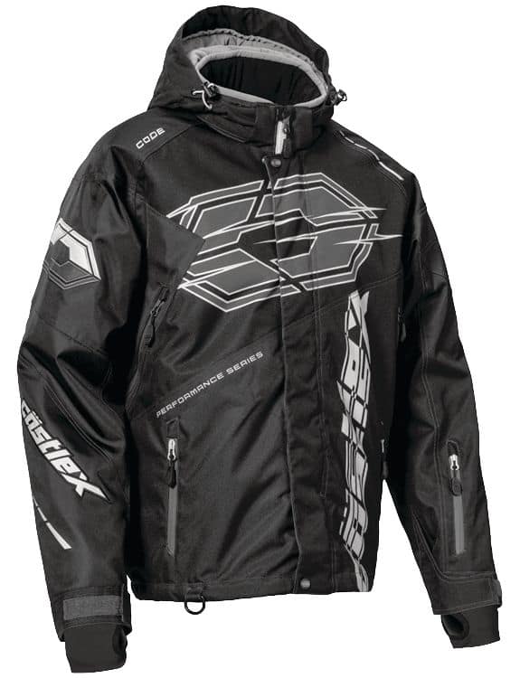 Castle X Code Men s Snowmobile Winter Jacket Black Charcoal Silver Assorted Sizes Canadian Tire