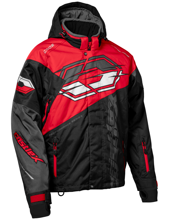 Castle X Men's Snowmobile Jacket, Red/Black/Charcoal Canadian Tire