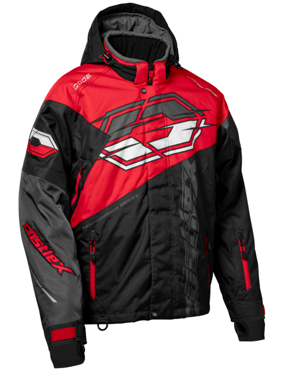 Castle X Code Men s Snowmobile Winter Jacket Red Black Charcoal Assorted Sizes