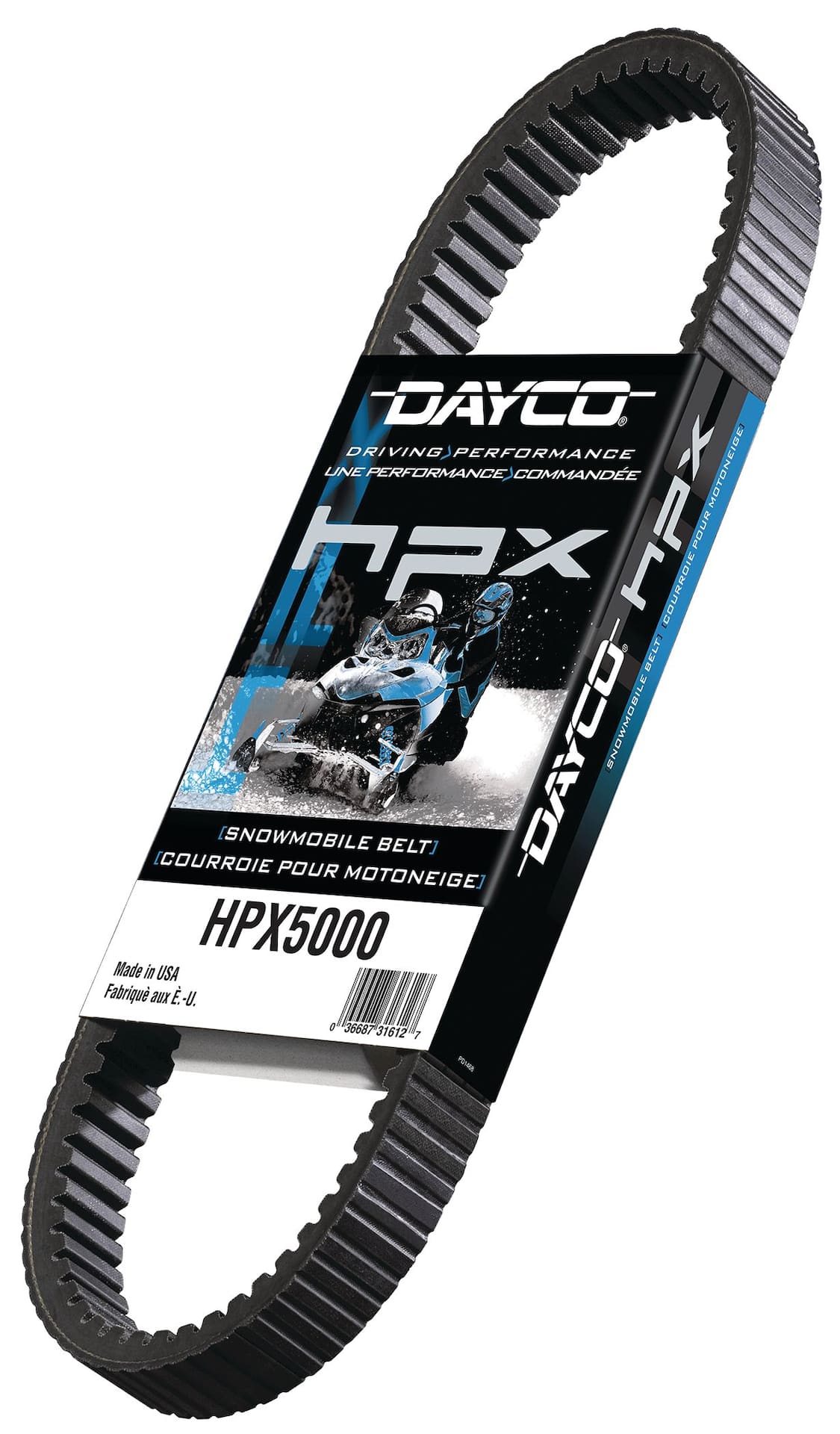 Dayco HPX Snowmobile Drive Belt for Ski-Doo