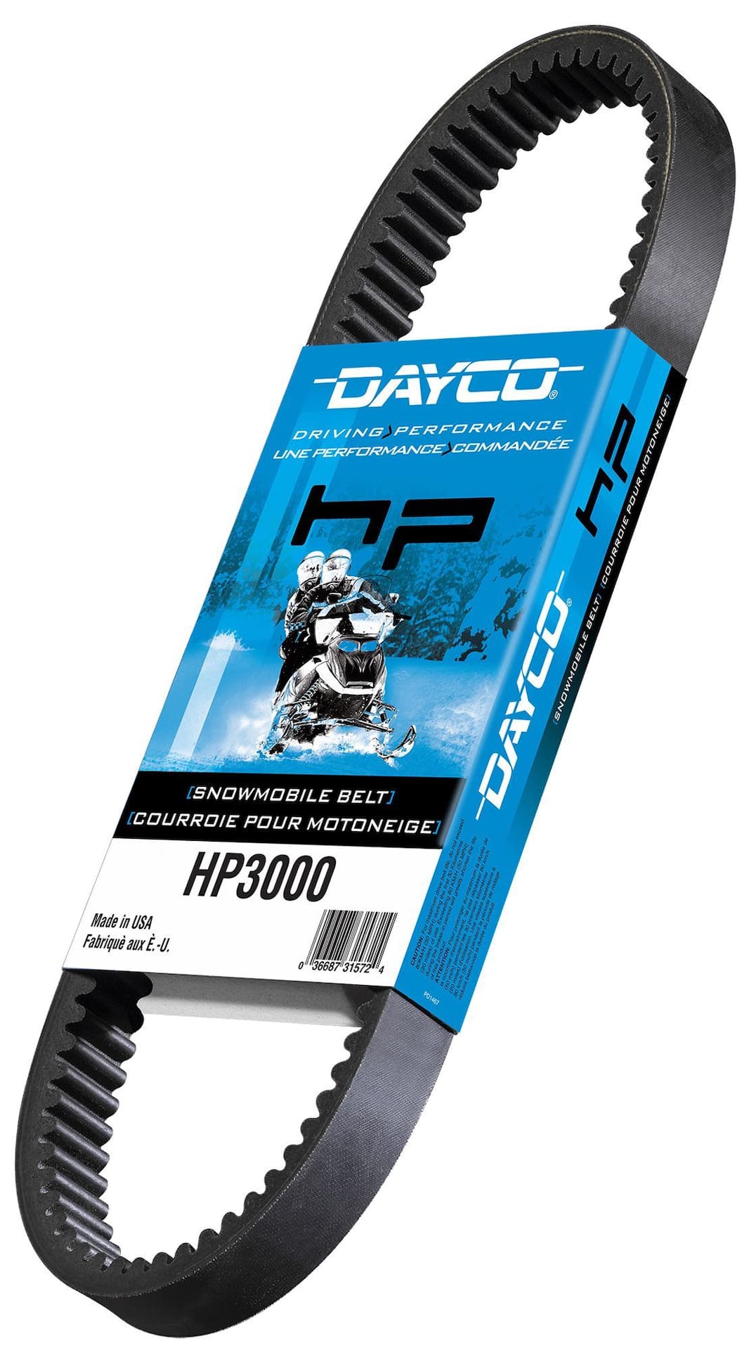 Dayco XTX5020 High-Performance Extreme ATV Snowmobile Drive Belt