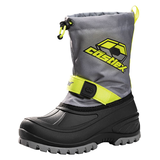 Castle X Element Youth Snow Boots, Hi-Vis/Grey, Assorted Sizes Side_Left