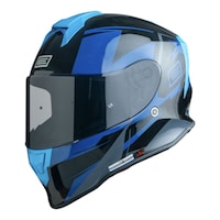 Origine Dinamo Helmet with Dual Shield, Gloss Black/Blue