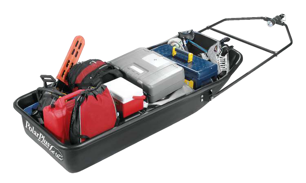Equinox BG01956 Polar Plus Toboggan Cargo Sled, Lightweight, 72 L x 30
