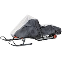 Tripel Heavy-Duty Snowmobile Storage Cover, Medium Front_Angled_Left