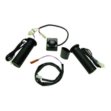 Kimpex 165137 Heated Snowmobile Handlebar Grips with Thumb Warmer Kits Overhead_Plunge