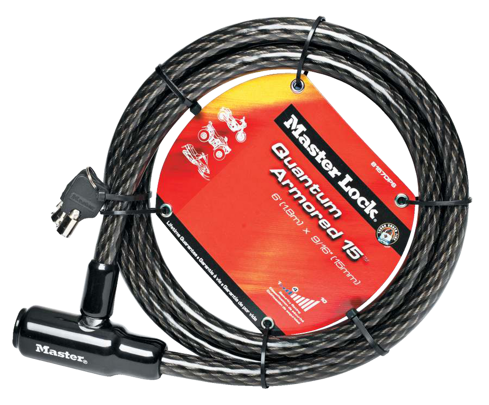 Master Lock Quantum Cable Lock, 6ft Canadian Tire