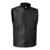 Origine Abrasion-Resistant Motorcycle Biker Vest, Black Front_Three_Fourths_Angled_Right