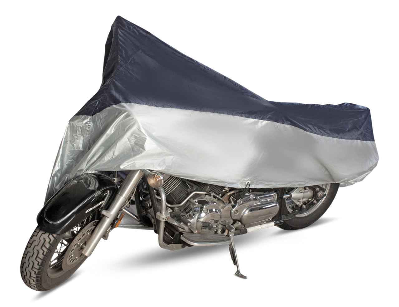 Tripel Fabric Motorcycle Cover for Water & UV Resistance, M
