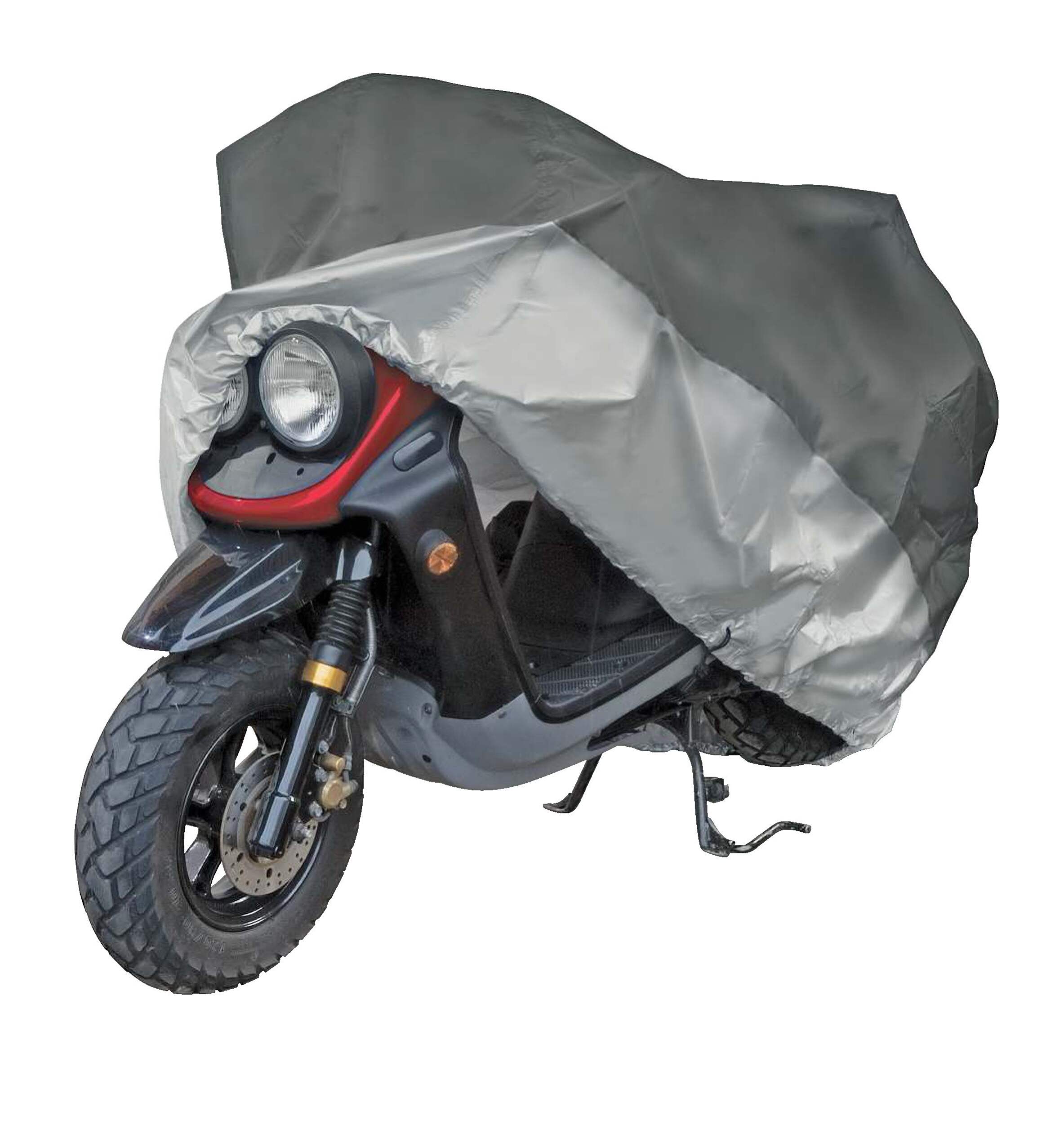 Tripel Fabric Scooter Cover for Water & UV Resistance, Medium Front_Angled_Left