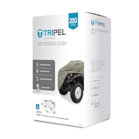 Tripel Waterproof ATV Storage Cover, Large Front_Three_Fourths_Angled_Left