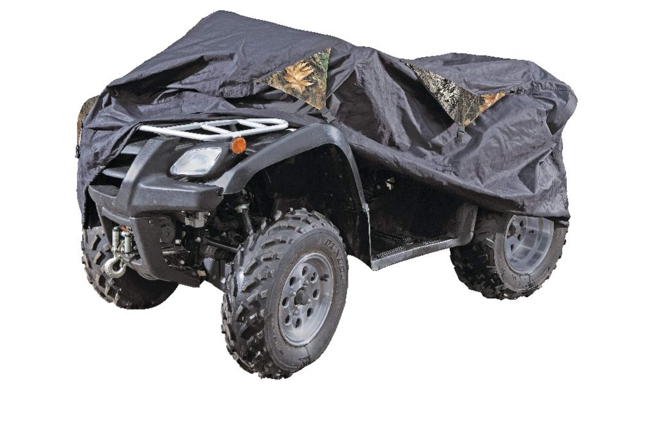 Tripel Premium Polyester Trailerable ATV Cover, Medium Front_Angled_Left