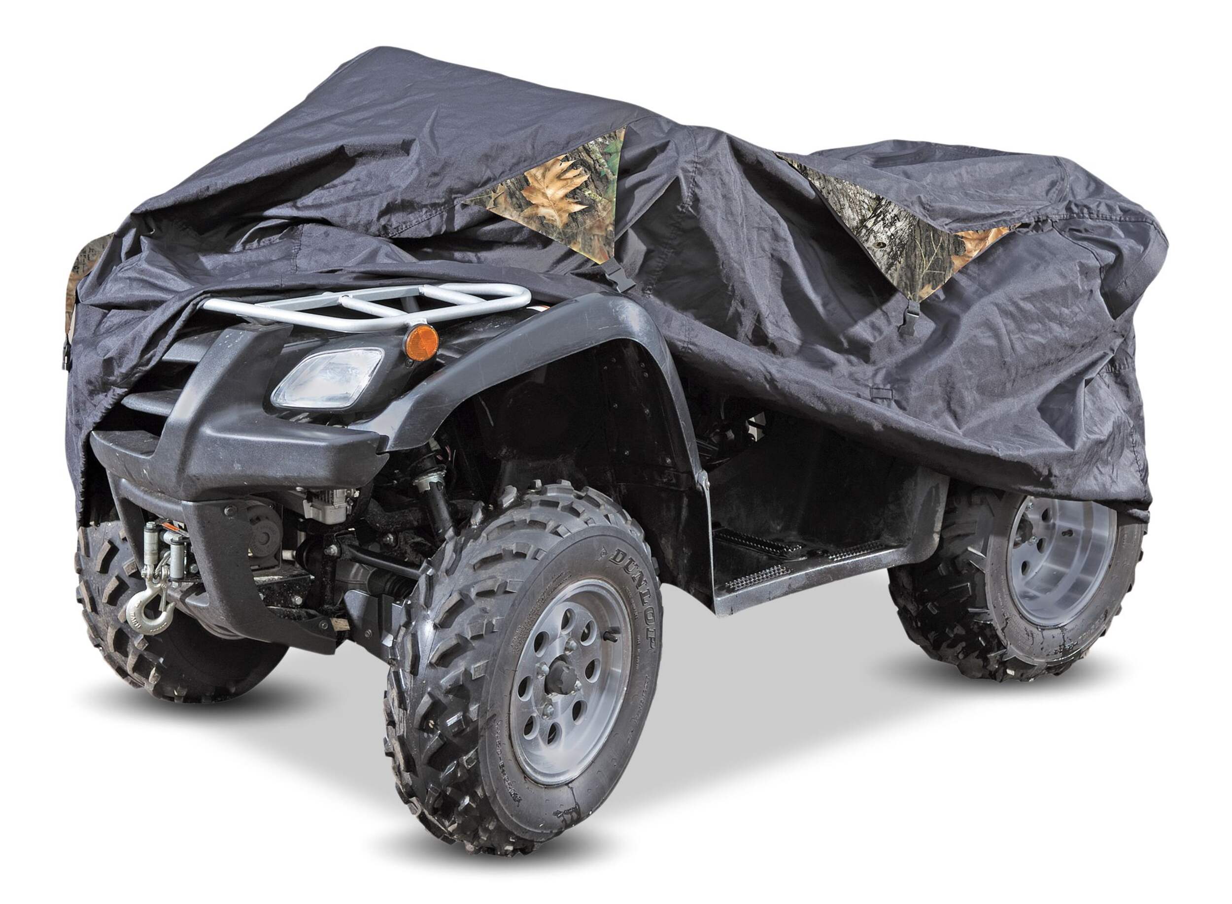 Tripel Premium Polyester Trailerable ATV Cover, Large Front_Angled_Left