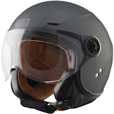 Origine Torino Classic Half-Face Motorcycle Helmet, Assorted Sizes Front_Three_Fourths_Angled_Left