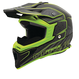 Origine Exio Motocross Helmet, Green Front_Angled_Left