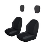 Classic Accessories UTV Bucket Seat Cover Set, Kawasaki Teryx 4, Black Front_Three_Fourths_Angled_Left