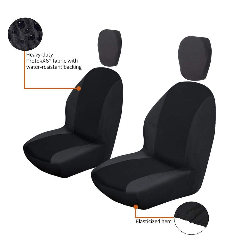 Bucket seat clearance covers