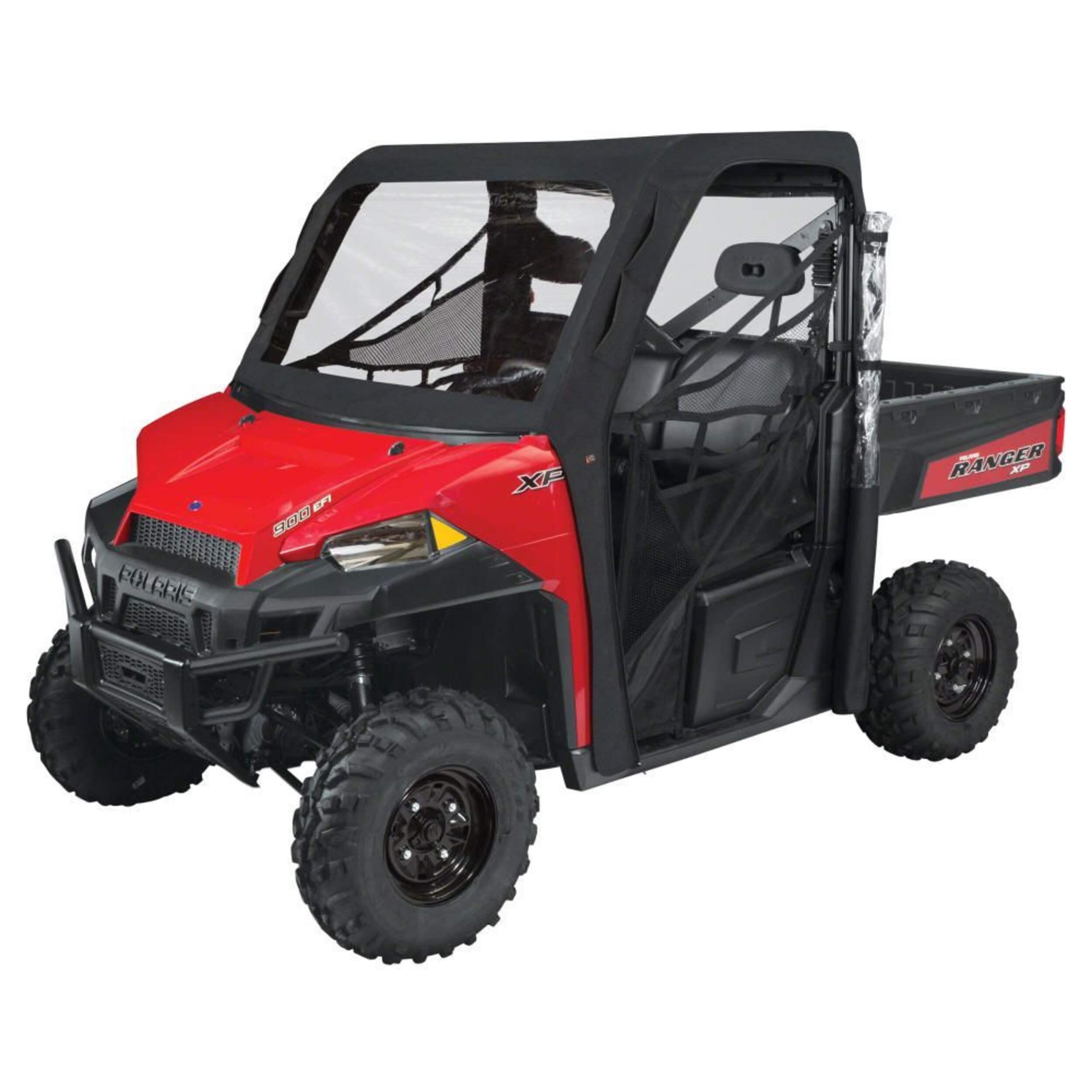 Classic Accessories QuadGear UTV Cab Enclosure for Polaris Ranger 900 XP, Black Front_Three_Fourths_Angled_Left