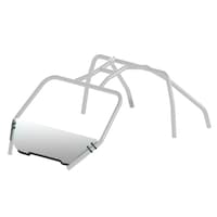 Kolpin Uncoated Half Fixed Windshield, Wildcat Front_Angled_Left