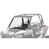 Kolpin Uncoated Full Fixed Windshield, Polaris RZR1000 Front_Angled_Left