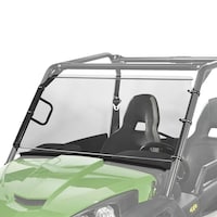 Kolpin Hard Coated Full Fixed Windshield, John Deer RSX850i Front_Three_Fourths_Angled_Left