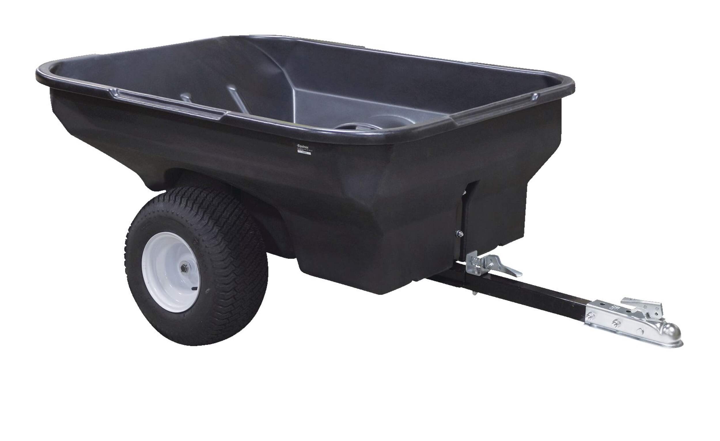 Remorque utilitaire robuste pour VTT/VUTT Equinox Canyon, noir, 1 000 lb Front_Angled_Right