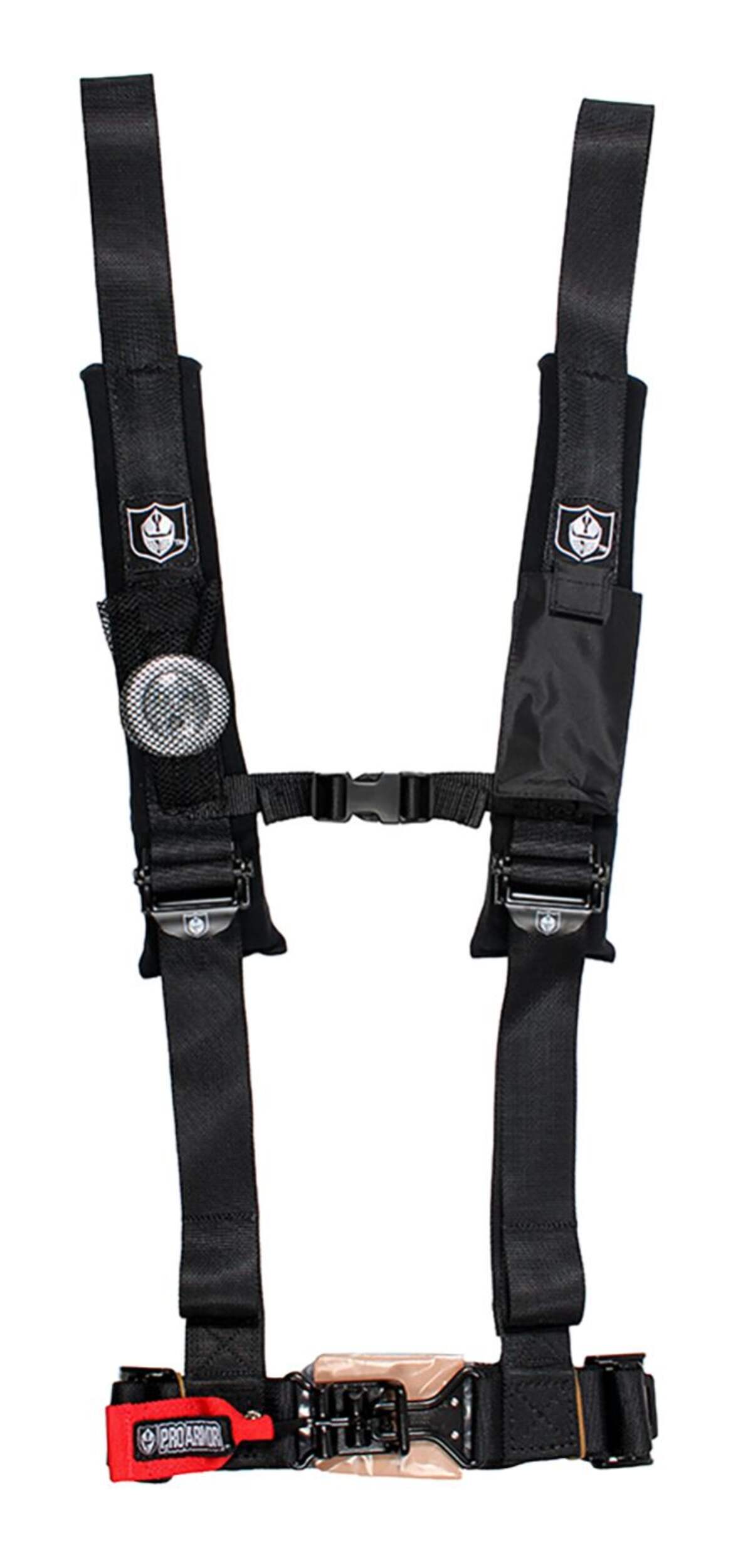 Sangle à 4 points pour VUTT Pro Armor avec coussinets cousus, 2 po Front_Flat