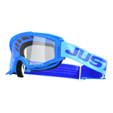 Just1 Vitro Powersports Anti-Fog Scratch-Resistant Goggles, Light Blue Front_Angled_Left