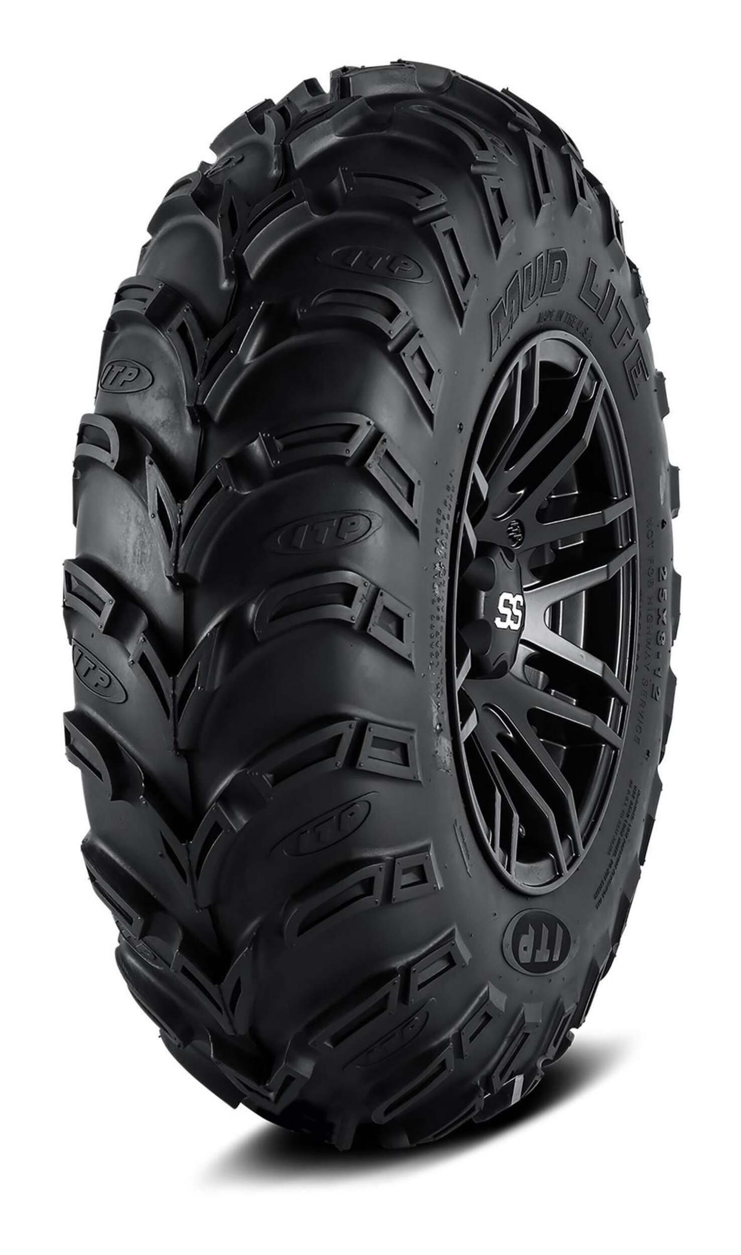 ITP Mud Lite Series All Terrain ATV/UTV Tire Front_Three_Fourths_Angled_Left