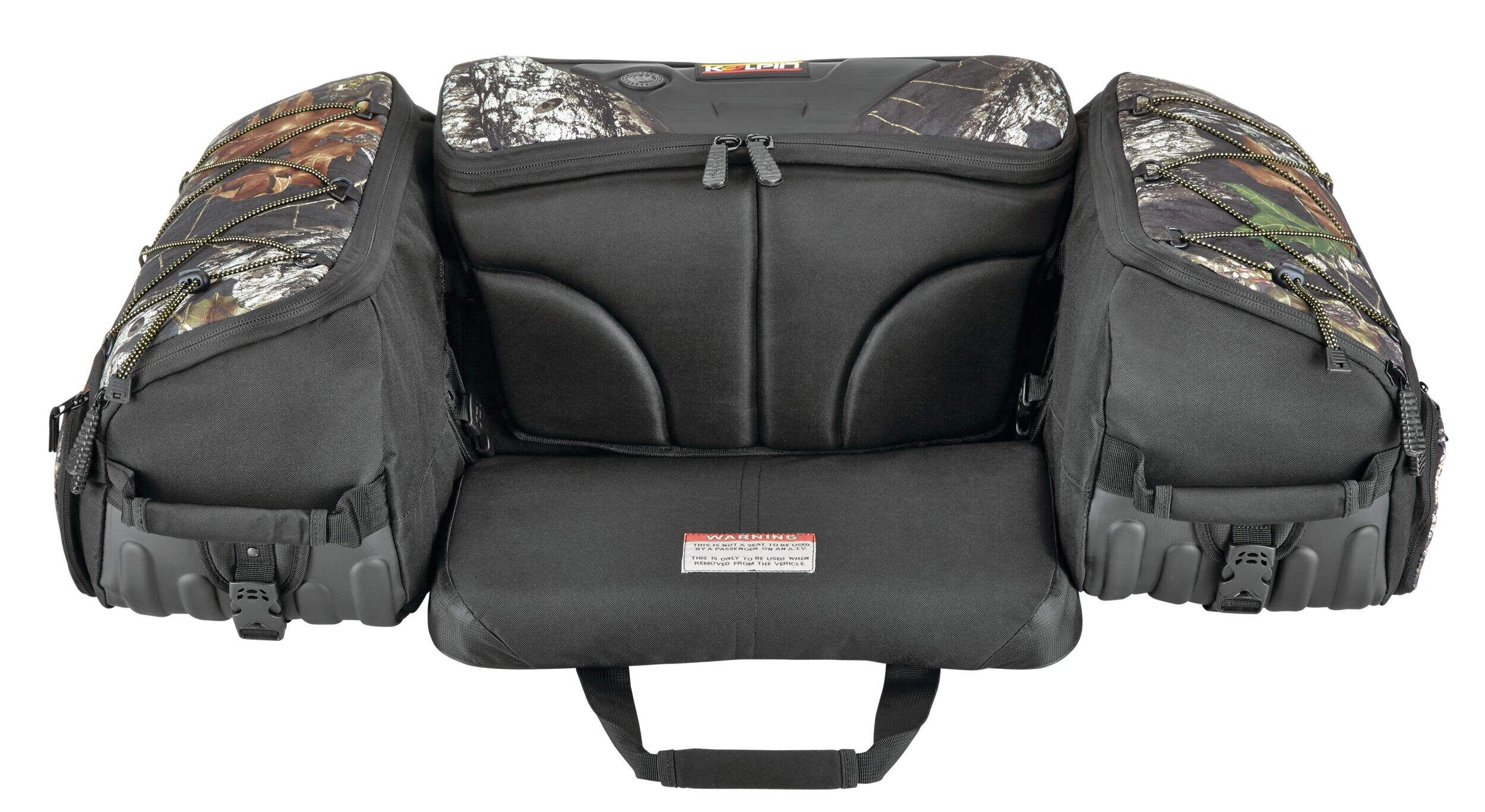 Kolpin ATV Matrix Seat Rack Bag, Camo Front_Elevated
